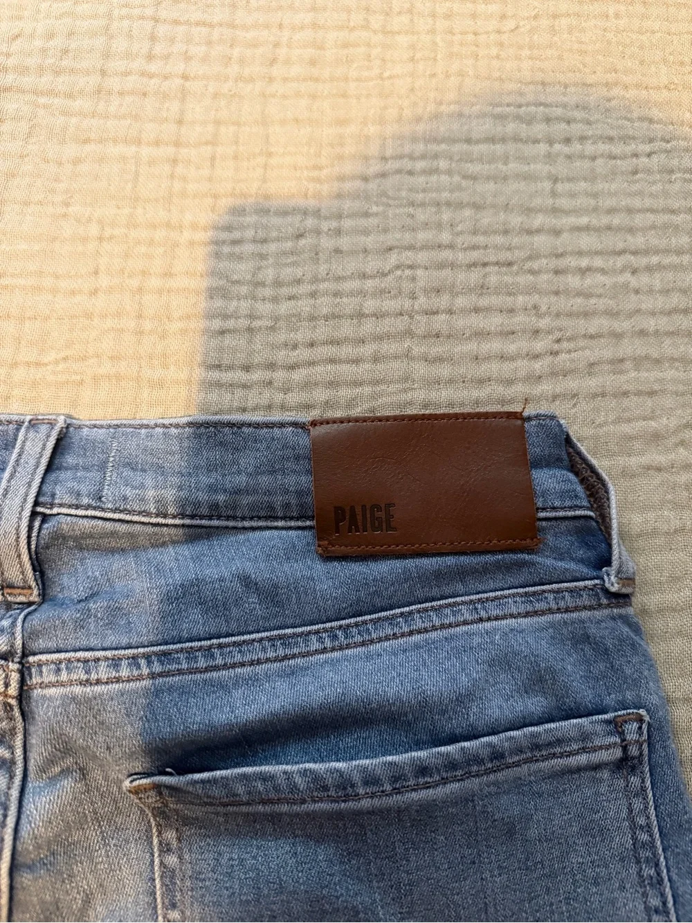 PAIGE Men’s Light Wash Skinny Jeans